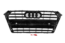 Audi A4 B9 2015-2024 Przedni grill S-style (2015-2019, chrom+czarny) zdjęcia 4