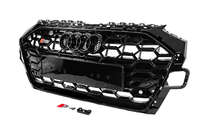 Audi A4 B9 2015-2024 Grill przedni S-style (2019-2024, czarny) zdjęcia 2