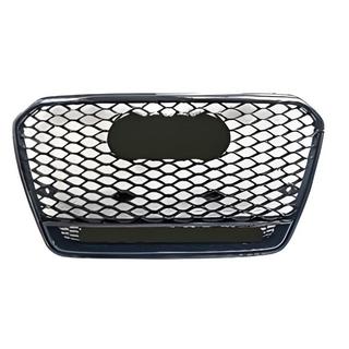 Przedni grill RS-Style z napisem Quattro (2011-2015, czarny) Audi A5 2007-2015