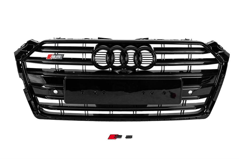 Audi A5 2016-2025 Atrapa Chłodnicy S-Style (2016-2019, czarna) Zdjęcia 2