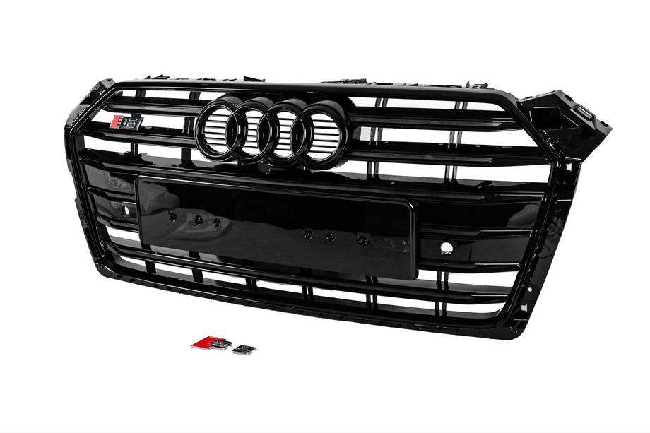 Audi A5 2016-2025 Atrapa Chłodnicy S-Style (2016-2019, czarna) Zdjęcia 3
