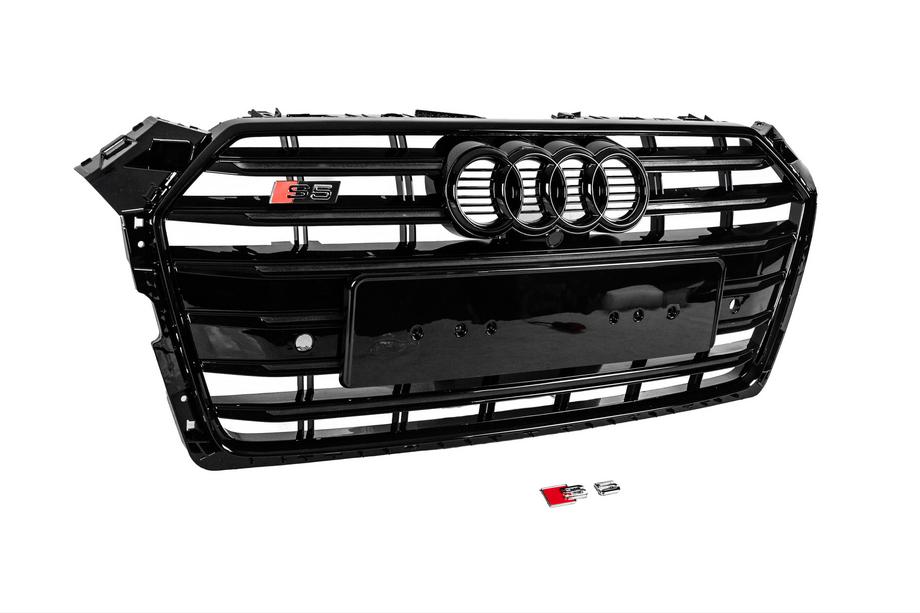 Audi A5 2016-2025 Atrapa Chłodnicy S-Style (2016-2019, czarna) Zdjęcia 4