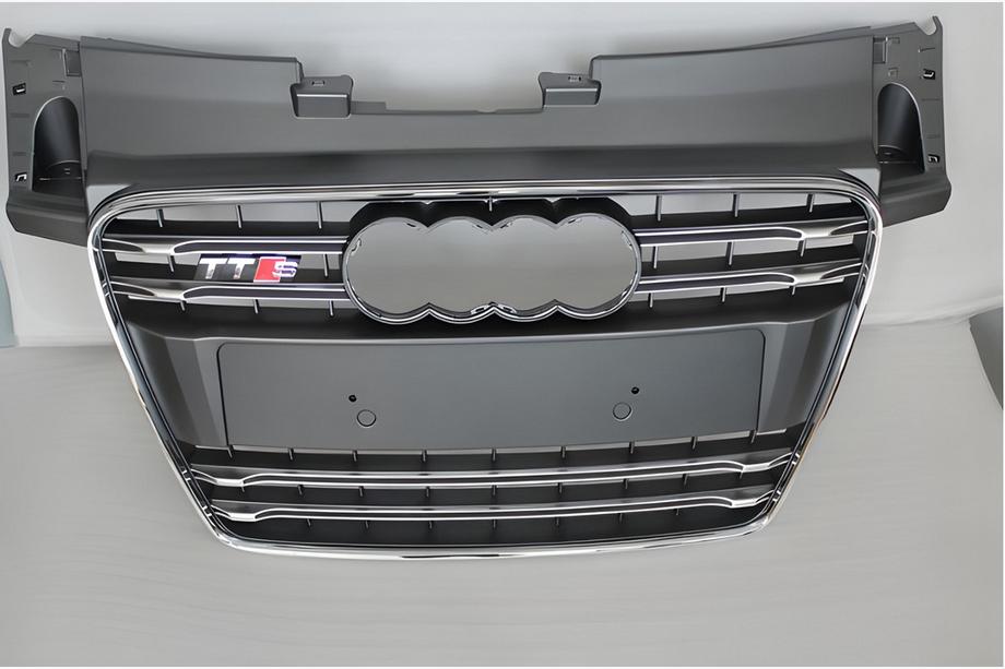 Audi TT 2006-2014 Atrapa przednia S-Style (2008-2014, czarna z chromem) Image