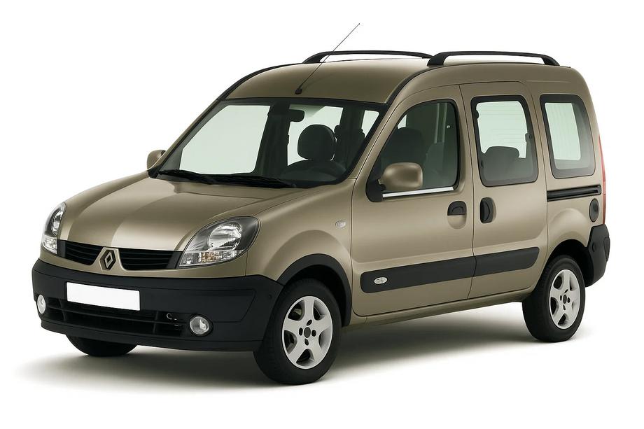 Renault Kangoo 1998-2008 Zewnętrzne listwy okienne (2 szt., stal nierdzewna) OmsaLine - Włoska Stal Nierdzewna Image