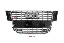 Audi A5 2007-2015 Atrapa przednia S-Style (2007-2011, czarna z chromem) zdjęcia 1