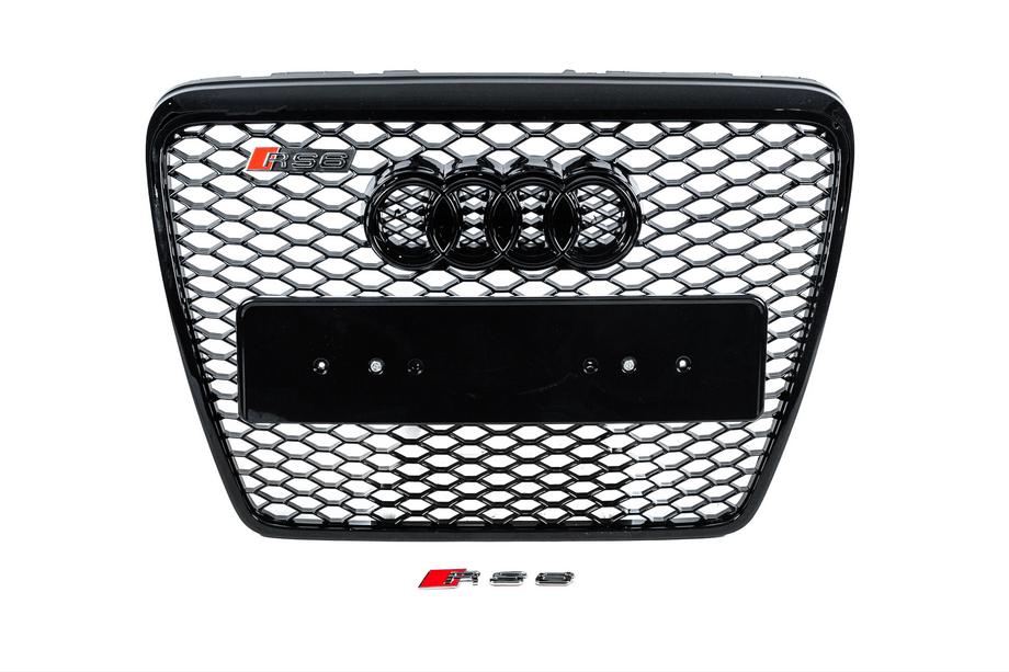 Audi A6 C6 2004-2011 Przedni grill RS-Style (czarny) Image