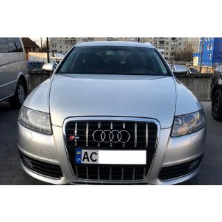 Atrapa chłodnicy S-Style (czarna z chromem) zdjęcia 1