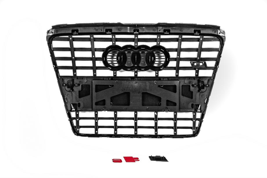 Audi A6 C6 2004-2011 Atrapa chłodnicy S-Style (czarna z chromem) Zdjęcia 5