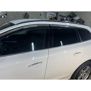 Deflektory szyb z chromowaną listwą Niken Luxury (6 szt.) Volvo XC60 2009-2017 zdjęcia 4