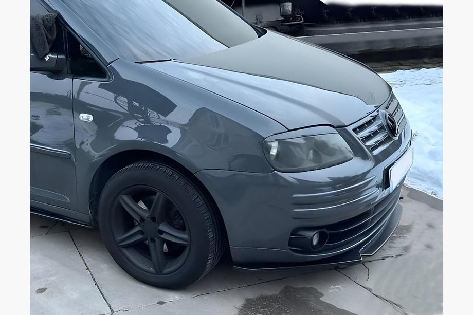 Volkswagen Caddy 2010-2015 Przedni splitter Niken Black (ABS) Image