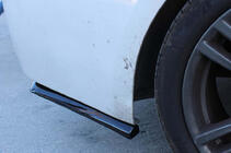 Volkswagen Caddy 2010-2015 Flap Nakładka na Tylny Zderzak DPT (ABS) (2szt) (Czarny Połysk) zdjęcia 6