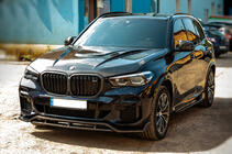 BMW X5 G05 2019–2026 Przedni splitter Paradigm V-2 (2018-2022, Prawdziwy karbon) zdjęcia 1