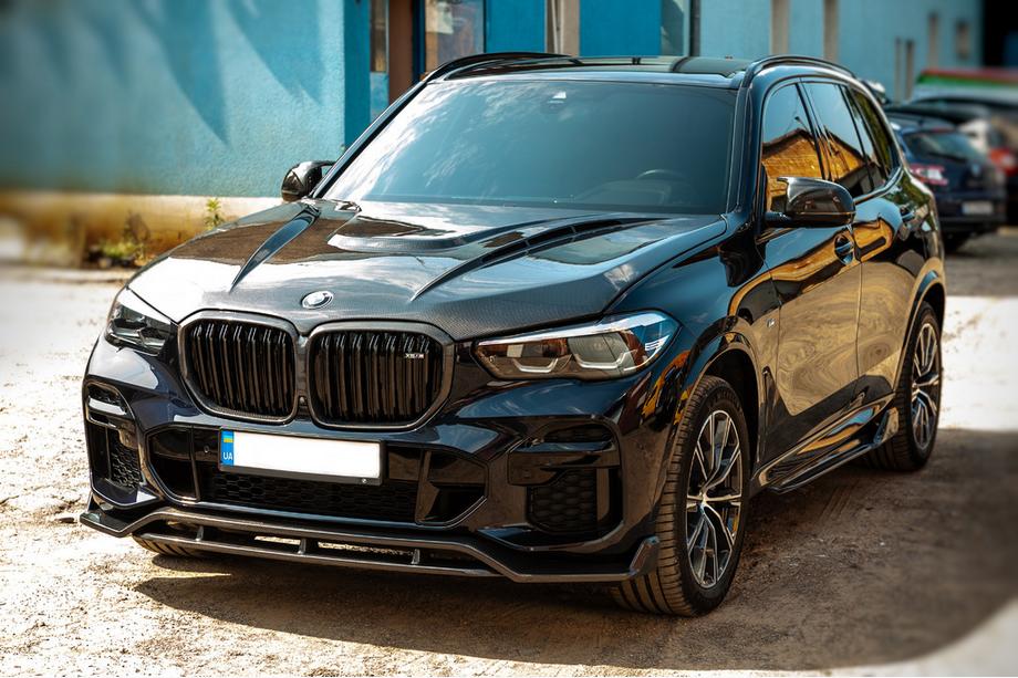 BMW X5 G05 2019–2026 Przedni splitter Paradigm V-2 (2018-2022, Prawdziwy karbon) Image