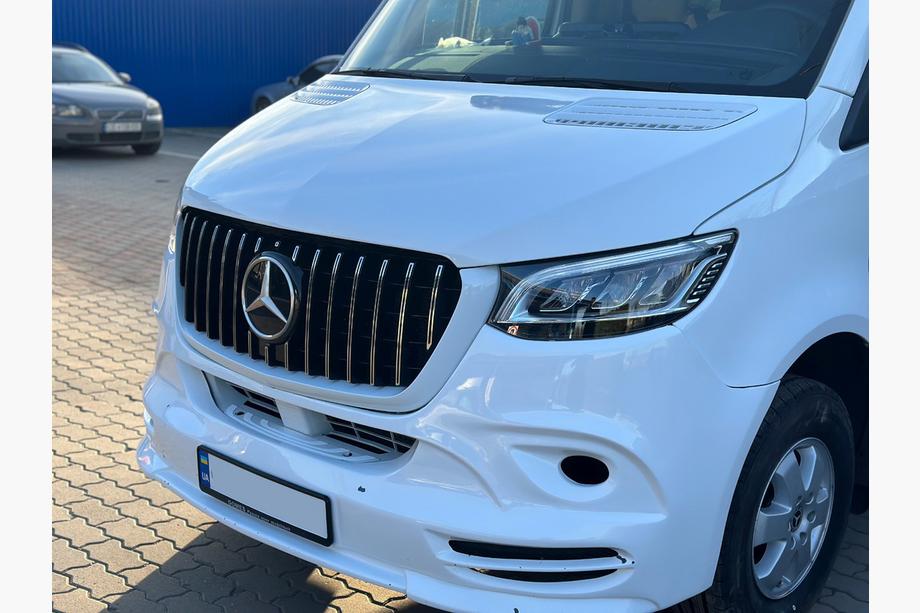 Mercedes Sprinter W907/W910 2018- Reflektory przednie LED (Oryginał 2025, Zestaw 2 szt.) Zdjęcia 1