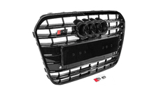 Audi A6 C7 2011-2017 Przedni czarny grill z czarną ramką S-Style (2011-2014) zdjęcia 2