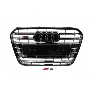 Przedni czarny grill z czarną ramką S-Style (2011-2014) zdjęcia 1