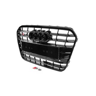 Przedni czarny grill z czarną ramką S-Style (2011-2014) zdjęcia 3