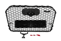 Audi A6 C7 2011-2017 Przedni czarny grill RS-style (2014-2017) zdjęcia 4