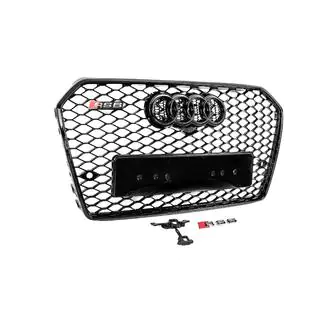 Przedni czarny grill RS-style (2014-2017) Audi A6 C7 2011-2017 zdjęcia 3