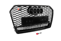 Audi A6 C7 2011-2017 Przedni czarny grill w stylu RS z napisem Quattro (2014-2017) zdjęcia 3