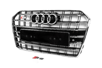 Audi A6 C7 2011-2017 Przedni Grill Czarny z Chromowaną Ramką S-Style (2014-2017) zdjęcia 2