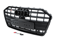 Audi A6 C8 2018–2025 Przedni grill S-Style (czarny) zdjęcia 2