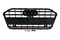 Audi A6 C8 2018–2025 Przedni grill S-Style (czarny) zdjęcia 4