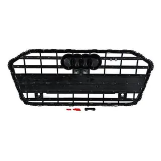 Przedni grill S-Style (czarny) Audi A6 C8 2018–2025 zdjęcia 4