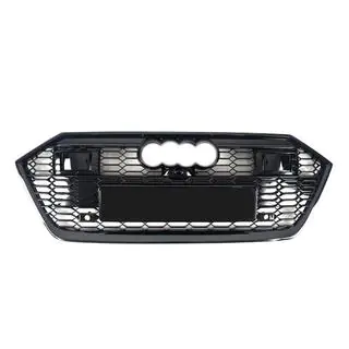 Przedni grill RS-Style (czarny) Audi A7 2018- zdjęcia 3