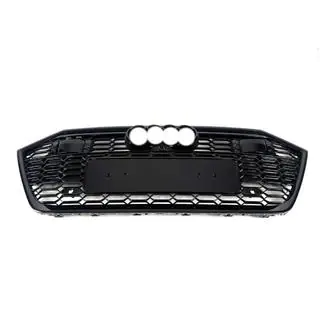 Przedni grill RS-Style (czarny) Audi A7 2018- zdjęcia 2