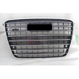 Atrapa chłodnicy przednia (2010-2013, czarna z chromem) Audi A8 2010-2018 zdjęcia 2