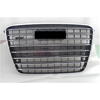 Atrapa chłodnicy przednia (2010-2013, czarna z chromem) Audi A8 2010-2018 zdjęcia 1