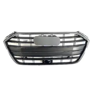 Przedni grill S-Style (2018-2021, czarny) Audi A8 2018-