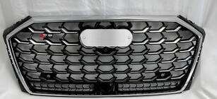 Audi A8 2018- Atrapa Chłodnicy S-Style (2022+, Chrom z Czarnym) zdjęcia 1