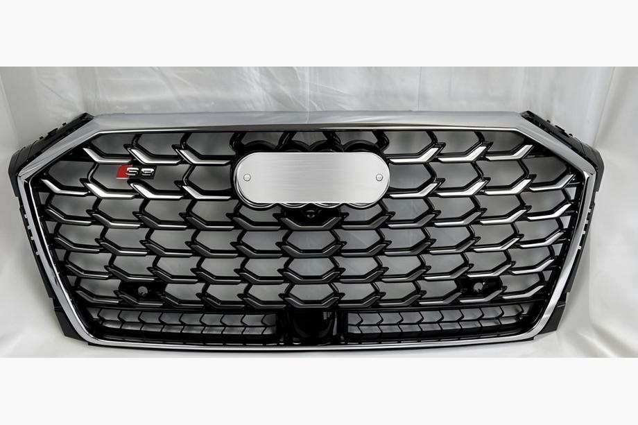 Audi A8 2018- Atrapa Chłodnicy S-Style (2022+, Chrom z Czarnym) Image