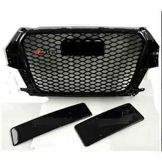 Przedni grill RSQ3 (2011-2015, czarny) Audi Q3 2011-2019 zdjęcia 2