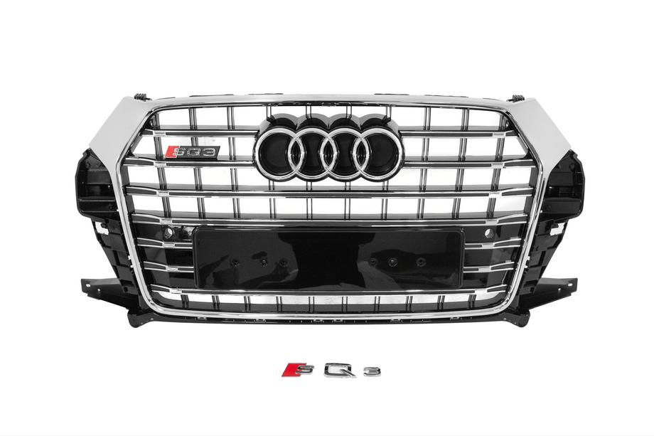 Audi Q3 2011-2019 Atrapa Chłodnicy RSQ-Style (2015-2019, czarna z chromem) Image