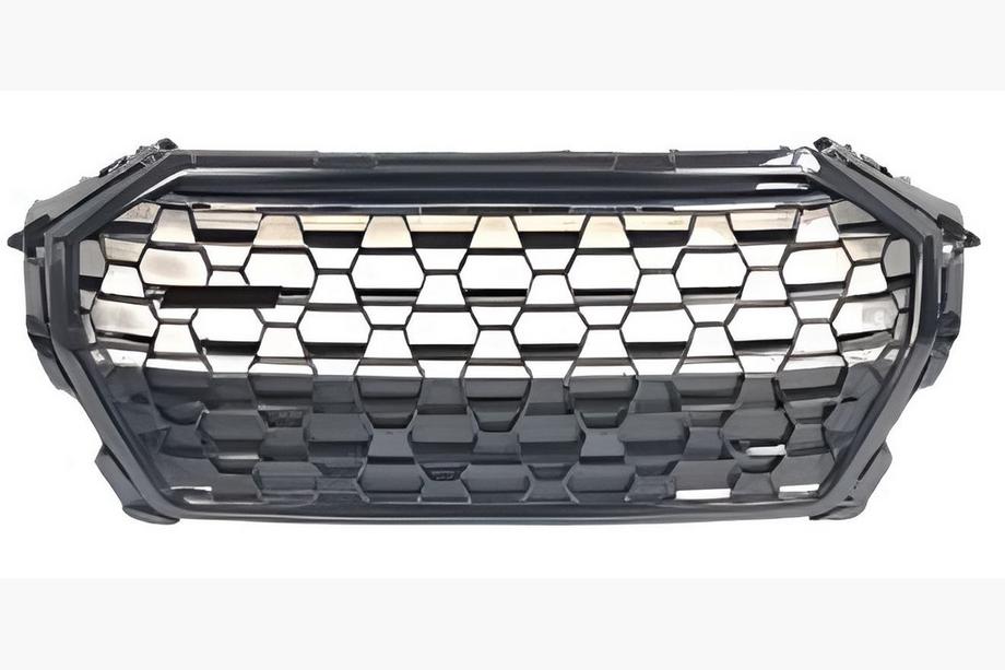 Audi Q3 2019–2025 Przedni grill RSQ-Style bez logo (czarny) Image