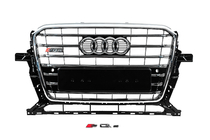 Audi Q5 2008-2017 Grill przedni SQ-Style (2012-2017, czarny z chromem) zdjęcia 1