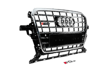 Audi Q5 2008-2017 Grill przedni SQ-Style (2012-2017, czarny z chromem) zdjęcia 3