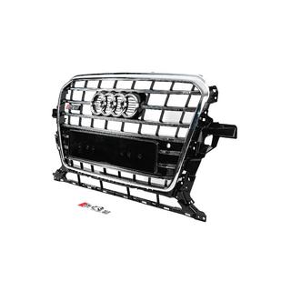 Grill przedni SQ-Style (2012-2017, czarny z chromem) Audi Q5 2008-2017 zdjęcia 2