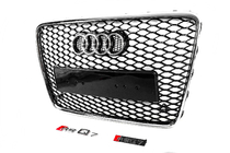 Audi Q7 2005-2015 Atrapa przednia RSQ-Style (czarna z chromem) zdjęcia 2