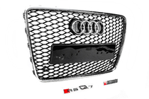 Audi Q7 2005-2015 Atrapa przednia RSQ-Style (czarna z chromem) zdjęcia 3