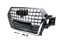 Audi Q7 2015–2026 Grill przedni SQ-Style V-2 (2015-2019, czarny z chromem) zdjęcia 2