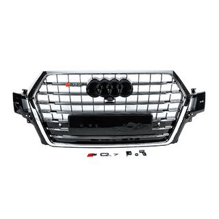 Grill przedni SQ-Style V-2 (2015-2019, czarny z chromem) Audi Q7 2015–2026 zdjęcia 1