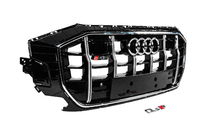 Audi Q8 2018- Atrapa Przednia SQ-Style (2018-2023, czarna z chromem) zdjęcia 3