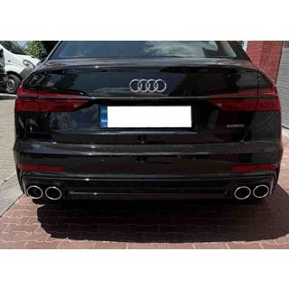 Tylny dyfuzor z końcówkami S-Style (do S / S-Line) Audi A6 C8 2018–2025 zdjęcia 1