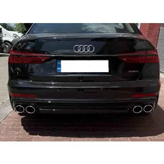 Tylny dyfuzor z końcówkami S-Style (do S / S-Line) Audi A6 C8 2018–2025 zdjęcia 1