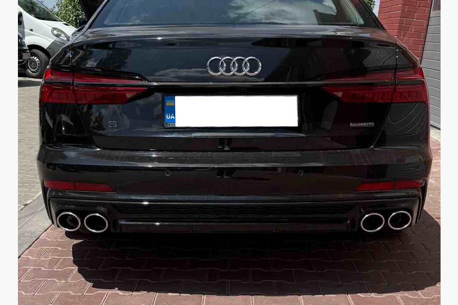 Audi A6 C8 2018–2025 Tylny dyfuzor z końcówkami S-Style (do S / S-Line) Image