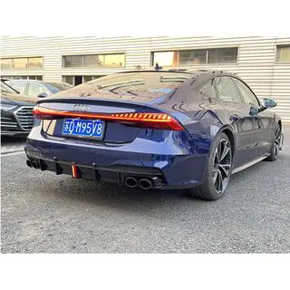 Tylny Dyfuzor z Końcówkami Wydechu S-Style Audi A7 2018- zdjęcia 1
